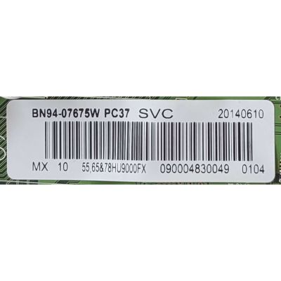 MAIN PARA TV SAMSUNG / NUMERO DE PARTE BN94-07675W / BN41-02173B / BN9407675W / BN97-08312S / DISPLAY LSF650FJ03-G01 / MODELO UN65HU9000FXZA TS01	 - Imagen 2